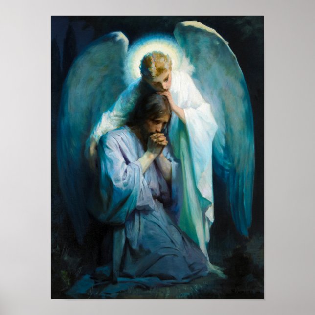 Affiche Agony in the Garden, 1898 par Frans Schwartz (Devant)