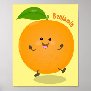 Affiche Agréable agrumes d'orange