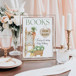 Affiche Agritourisme local Boissons de Baby shower rustiqu