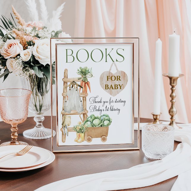 Affiche Agritourisme local Boissons de Baby shower rustiqu (Créateur téléchargé)