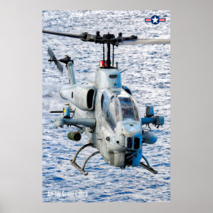 AFFICHE AH-1 W SUPER COBRA