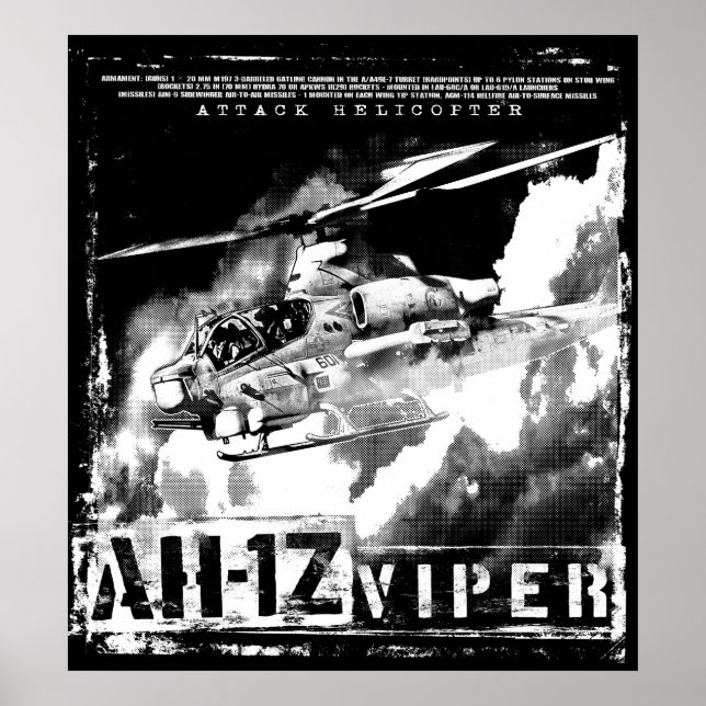 AFFICHE AH-1Z (Devant)