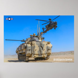 AFFICHE AH-64E APACHE GUARDIAN
