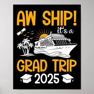 Affiche Ah Bateau C'est Un Voyage De Remise Des Diplômes 2