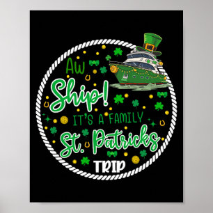 Affiche Ah c'est une croisière Saint-Patrick Réunion de fa