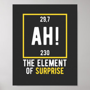 Affiche Ah l'élément de surprise