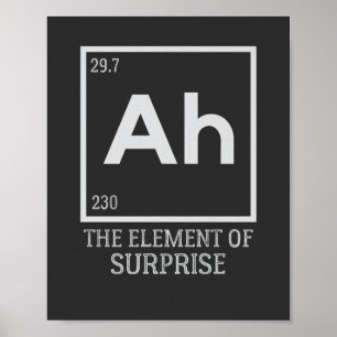 Affiche Ah the Element of surprises