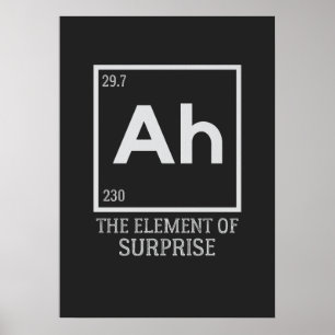 Affiche Ah the Element of surprises