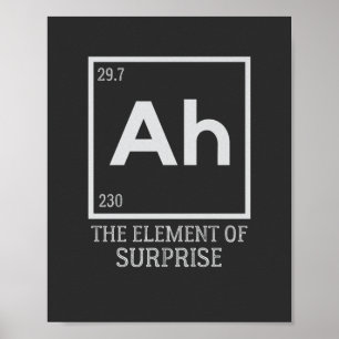 Affiche Ah the Element of surprises