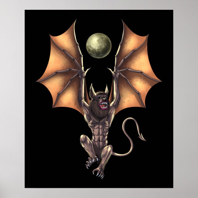 Affiche Ahool de création Cryptid (Devant)