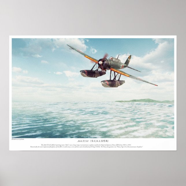 Affiche Aichi E13A (Devant)