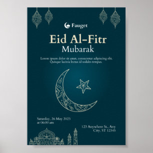 Affiche Aïd Al-Fitr