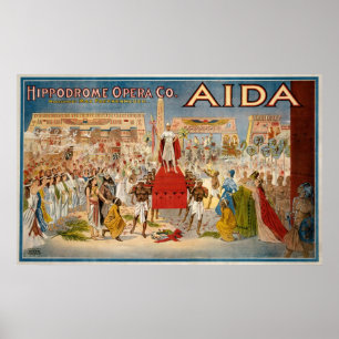 Affiche Aida de Giuseppe Verdi