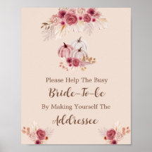 Aide à la mariée occupée Adresse 
