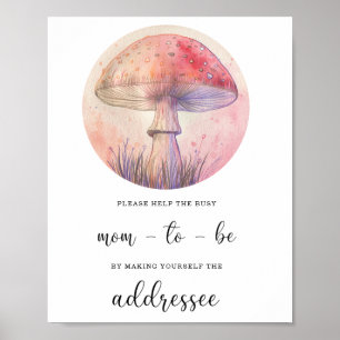 Affiche Aide à l'automne pour la future maman occupée pour
