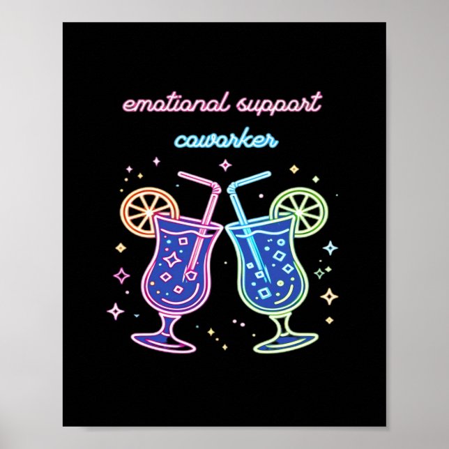 Affiche Aide émotionnelle Appréciation du collaborateur cl (Devant)