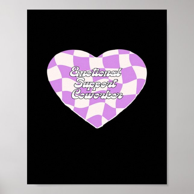 Affiche Aide émotionnelle Coworker Classic (Devant)