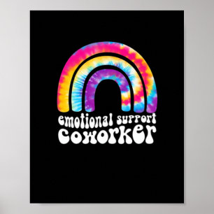 Affiche Aide émotionnelle Coworker Classic - Bestie de tra