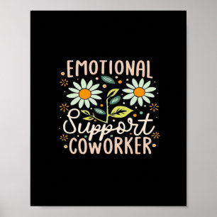 Affiche Aide émotionnelle Coworker Classic Chill Meme