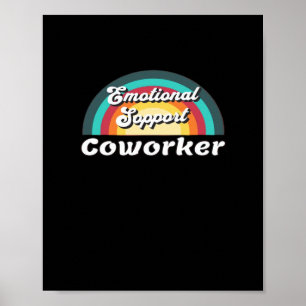 Affiche Aide émotionnelle Coworker Classic Chilling Meme