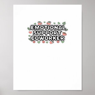 Affiche Aide émotionnelle Coworker Classic V2 Classic