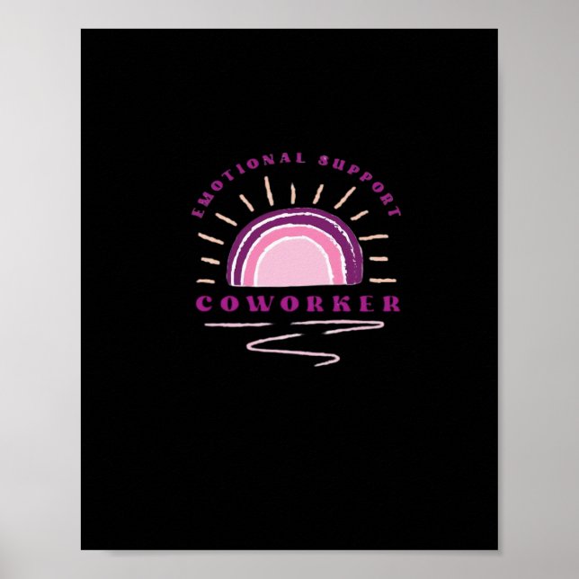 Affiche Aide émotionnelle Coworker essentiel (Devant)