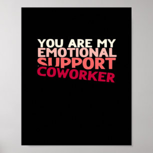 Affiche Aide émotionnelle Coworker Viral Sloth