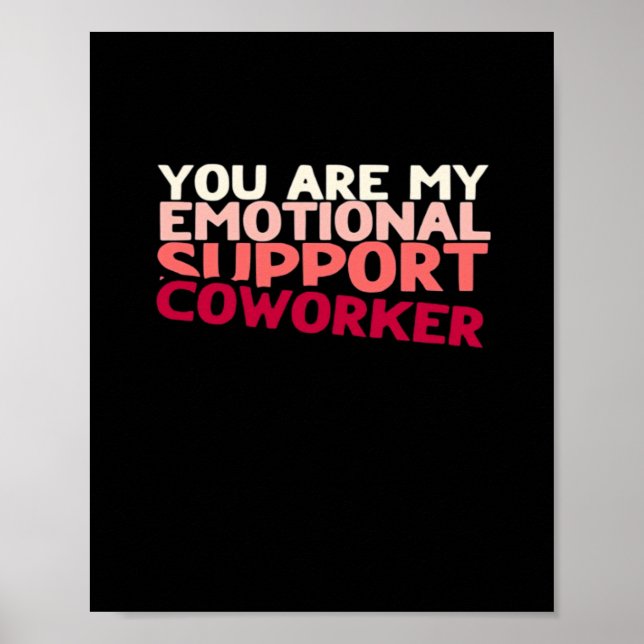 Affiche Aide émotionnelle Coworker Viral Sloth (Devant)