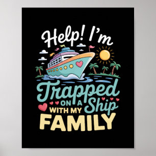Affiche Aide Je suis coincé sur un bateau avec ma croisièr