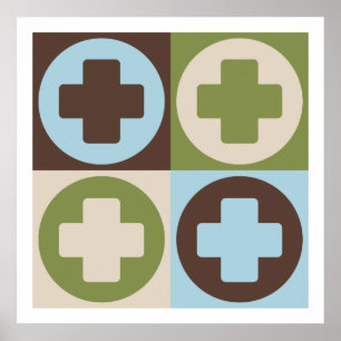 Affiche Aide Médicale Pop Art