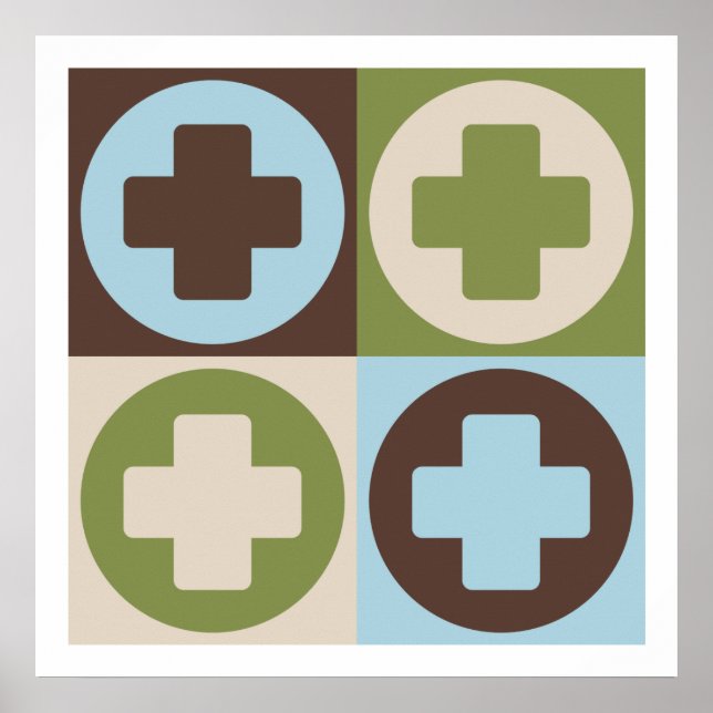 Affiche Aide Médicale Pop Art (Devant)