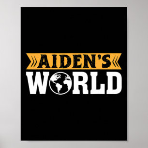 Affiche Aidenacesarmy combat contre le cancer Aiden’s worl
