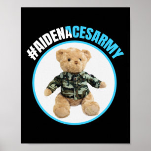 Affiche Aidenacesarmy lutte contre le cancer Leukemia Aide