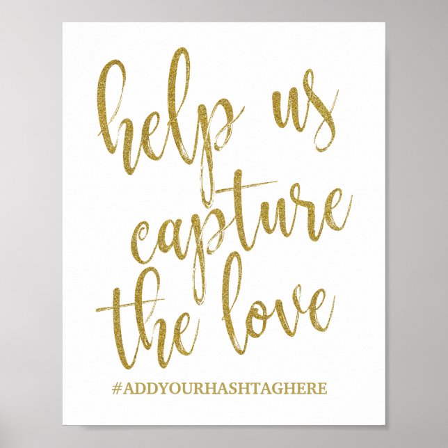 Affiche Aidez-nous à Capturer le Panneau de Mariage Paille (Devant)