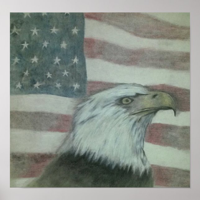 Affiche Aigle à la fierté américaine (Devant)