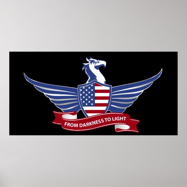 Affiche aigle américain (Devant)