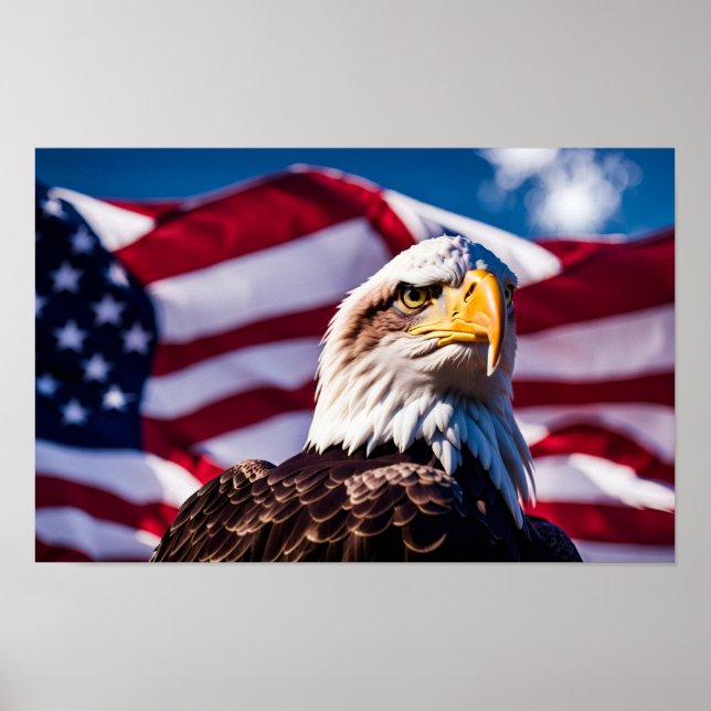 Affiche Aigle Américana (Devant)