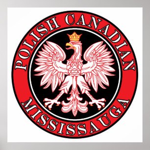 Affiche Aigle Canadien Polonais de Mississauga