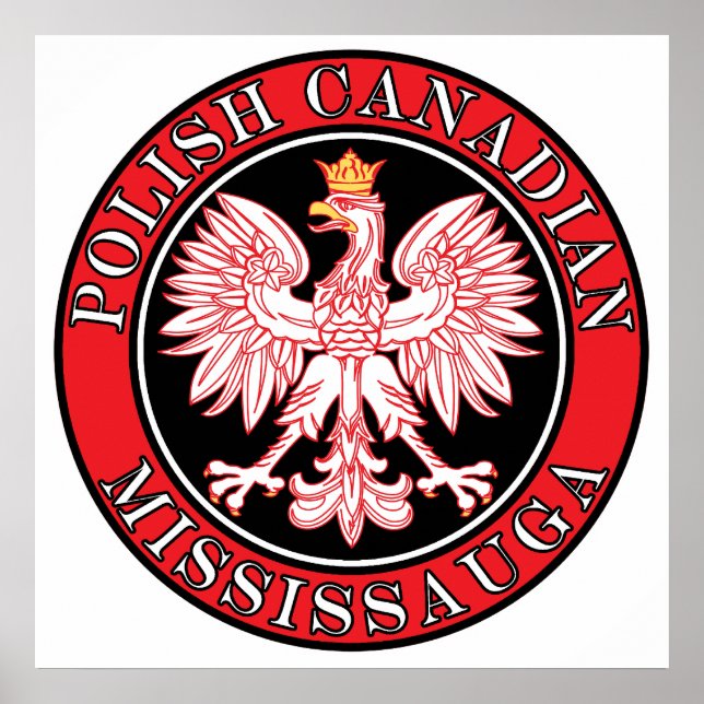 Affiche Aigle Canadien Polonais de Mississauga (Devant)