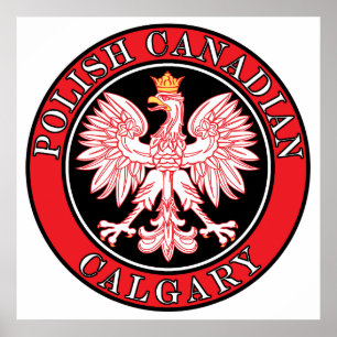 Affiche Aigle canadienne de Calgary