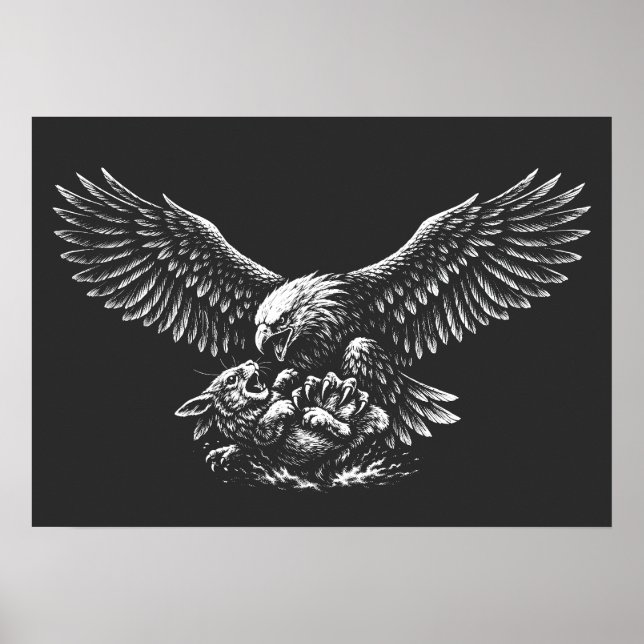 Affiche Aigle de Cendres par BurnsInHell (Devant)