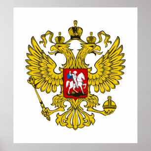 Affiche Aigle de la Fédération de Russie