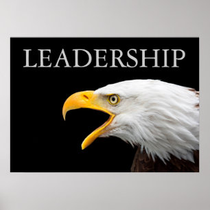 Affiche Aigle de leadership motivationnel