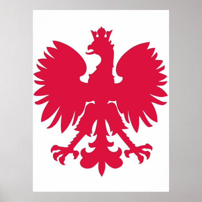 Affiche Aigle des armoiries polonaises (Devant)