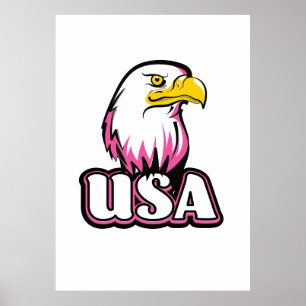 Affiche Aigle des États-Unis