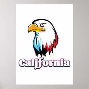 Affiche Aigle d'or de Californie