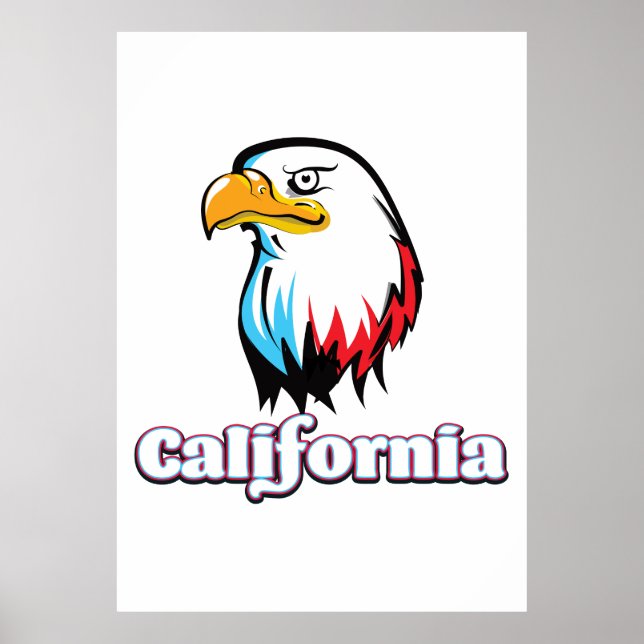 Affiche Aigle d'or de Californie (Devant)