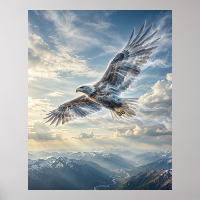 Affiche Aigle du Vent Ciel Infini (Devant)