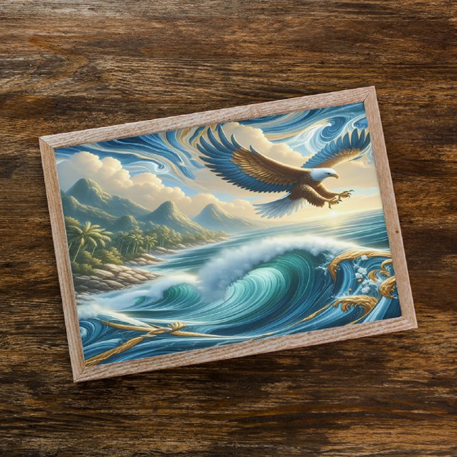 Affiche Aigle Majestueux de la Liberté (Créateur téléchargé)