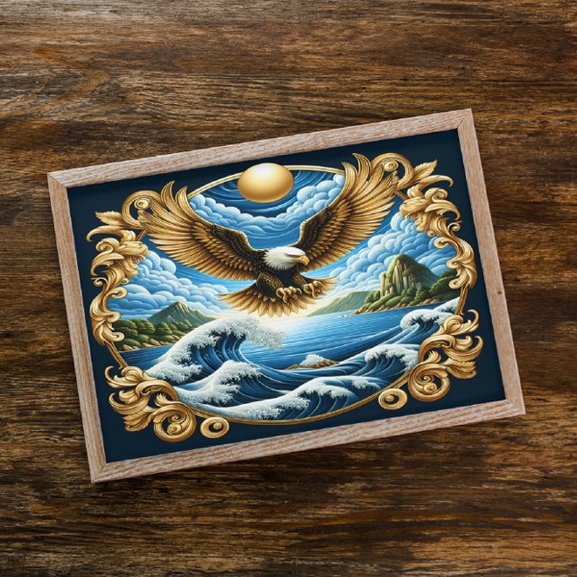 Affiche Aigle Majestueux S'enfonçant gracieusement (Créateur téléchargé)